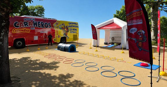 Le Carahéros fait étape à la Mer de Sable !