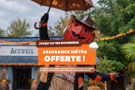 Assurance météo offerte jusqu'au 1er novembre !
